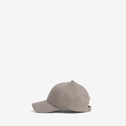 Gorra marrón a cuadros - Imagen 2