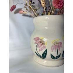 Jarrón cerámica flores - Imagen 2