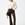 Jeans marrones cropped flare, Megan - Imagen 1