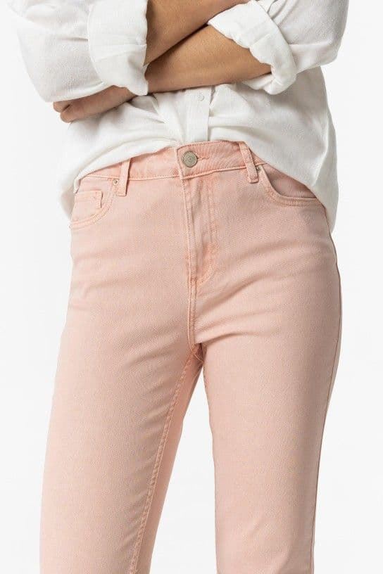 Jeans Megan_63 Cropped Flare rosa - Imagen 6