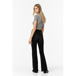 Jeans Zoe_46 Flare negro - Imagen 2