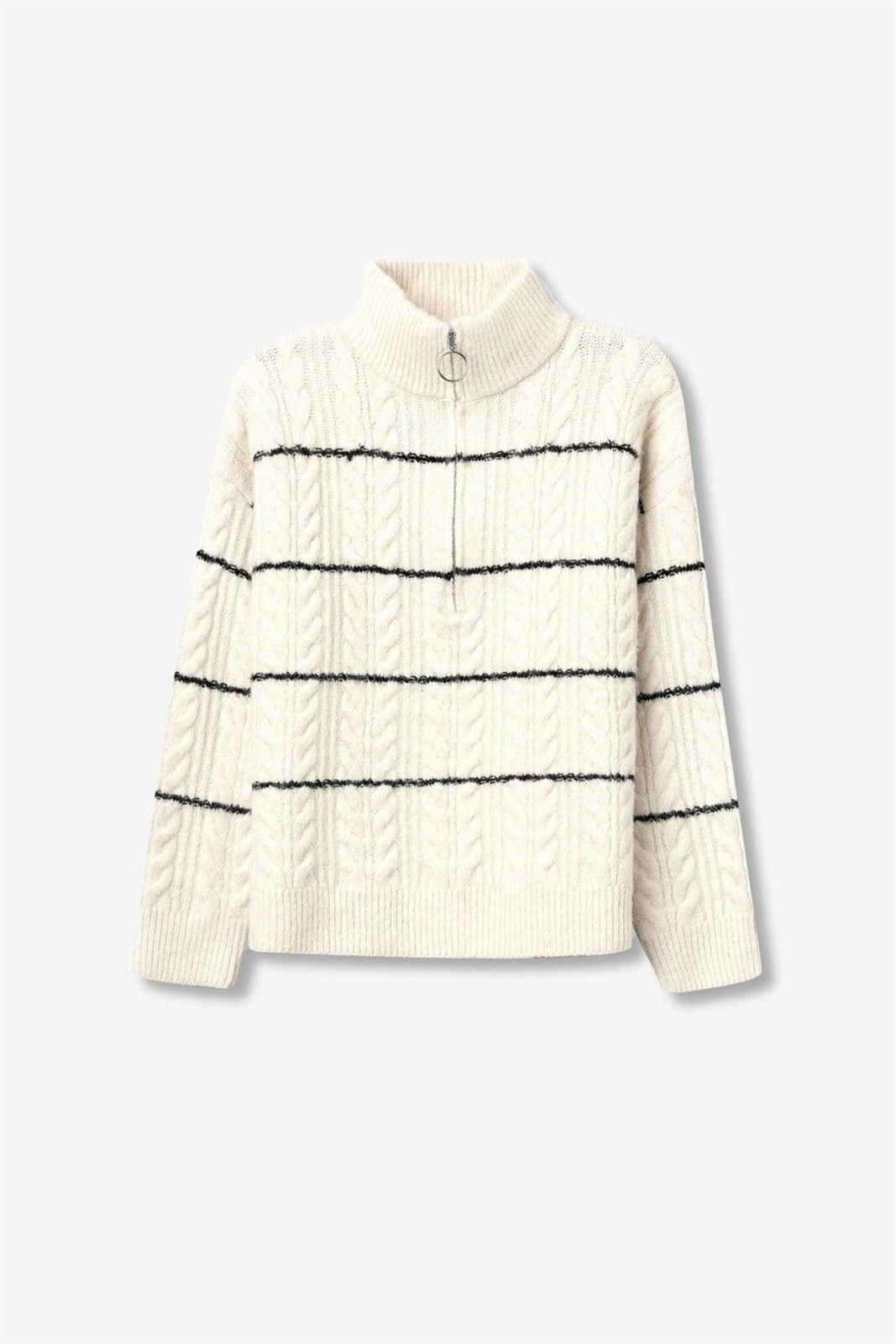 Jersey A Rayas Con Cuello Alto, Aeon - Imagen 5