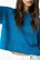 Jersey azul de punto perforado, Alcmena - Imagen 2