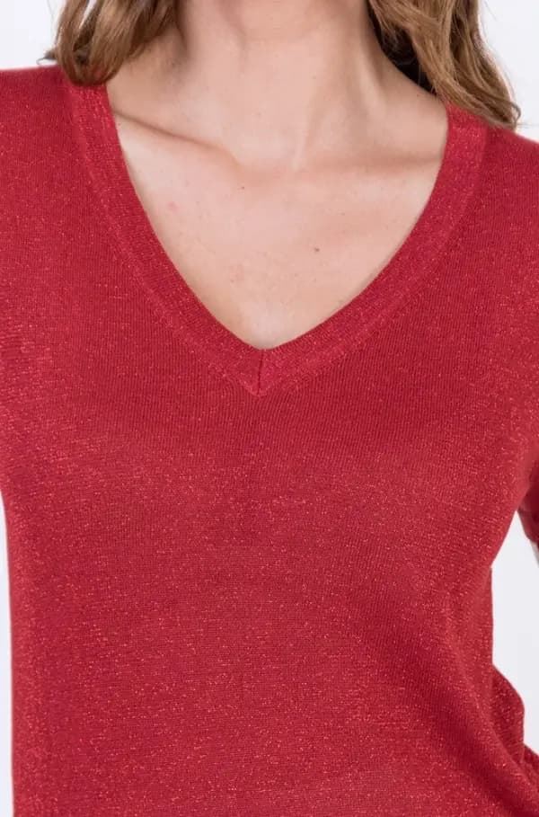 Jersey Ballena color rojo - Imagen 4