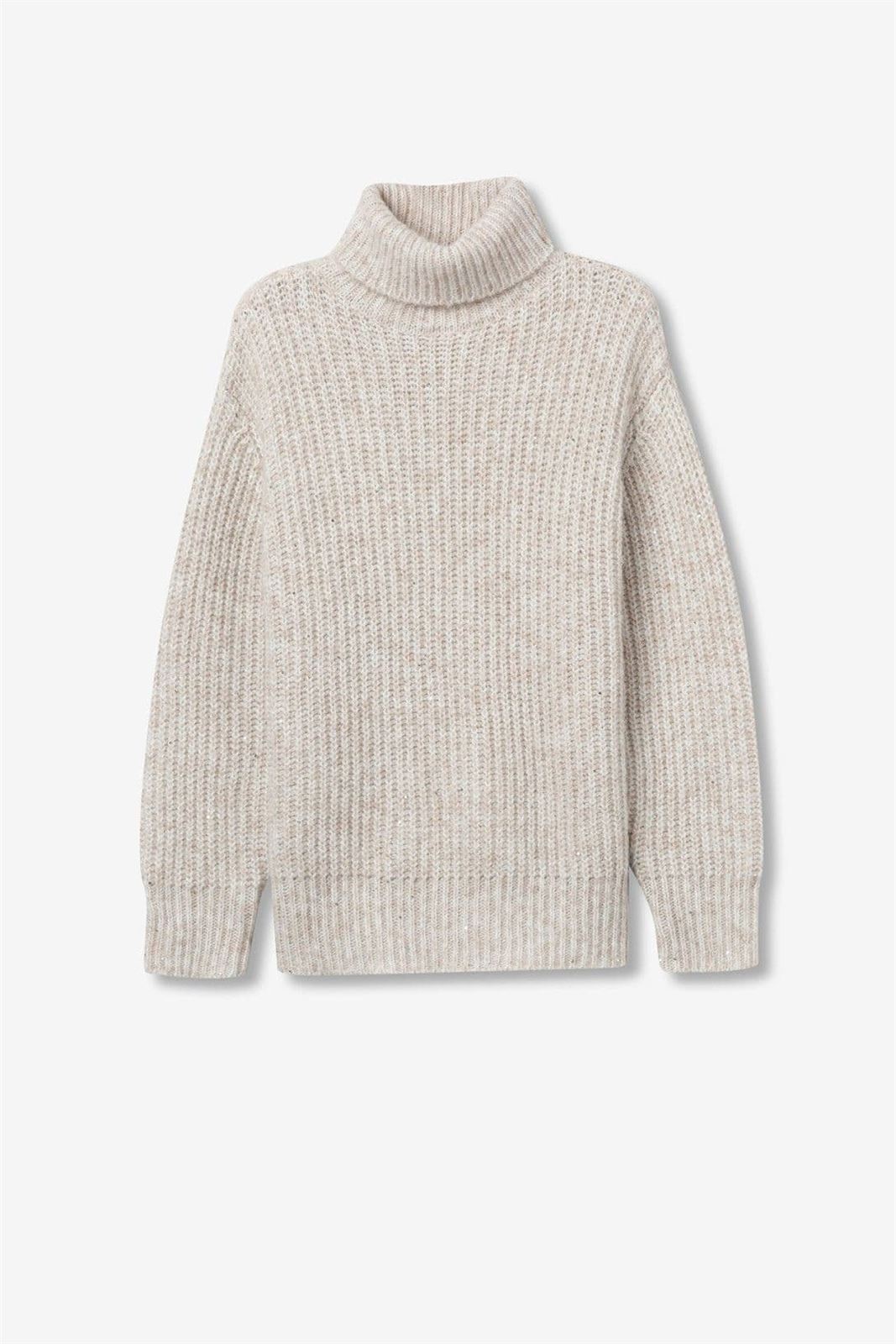 Jersey beige brillos, Midnight - Imagen 5