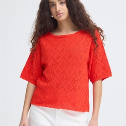 Jersey calados naranja, Laluha - Imagen 1