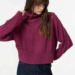 Jersey cuello morado, Midnattsol - Imagen 1