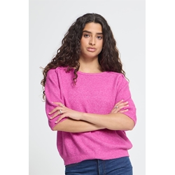 Jersey de manga globo Ichi, Dasila SS2 - fucsia - Imagen 1