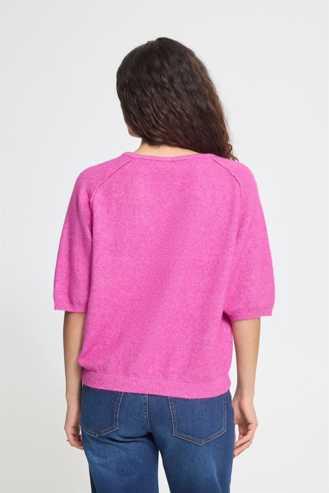 Jersey de manga globo Ichi, Dasila SS2 - fucsia - Imagen 5