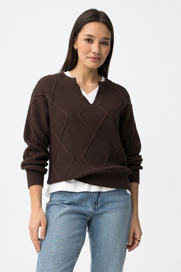 Jersey de punto marrón, Texas - Imagen 1