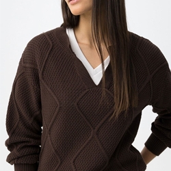 Jersey de punto marrón, Texas - Imagen 2