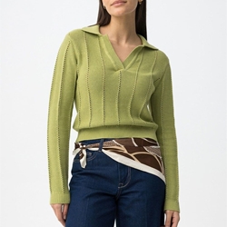 Jersey de punto verde slim, Mariah - Imagen 2