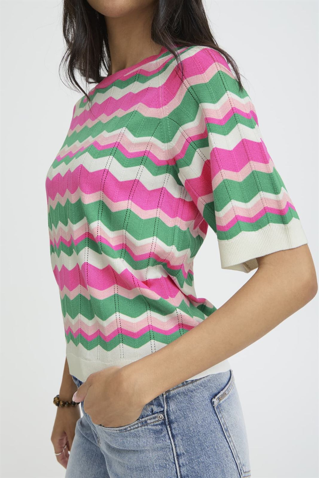 Jersey de punto zig zag, By Morla - Imagen 3