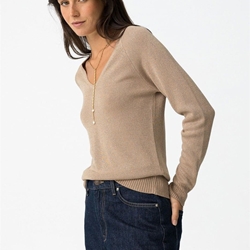 Jersey hilo Metálico champang, Cassia - Imagen 2