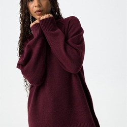 Jersey oversize tricot burdeos, Prophecy - Imagen 1