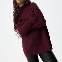 Jersey oversize tricot burdeos, Prophecy - Imagen 2