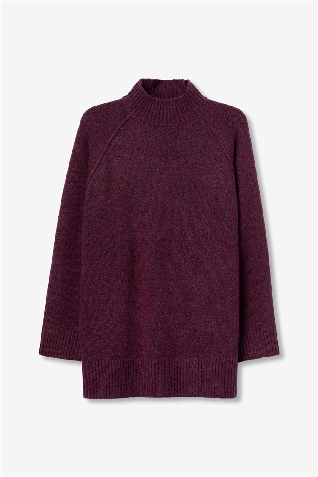 Jersey oversize tricot burdeos, Prophecy - Imagen 7