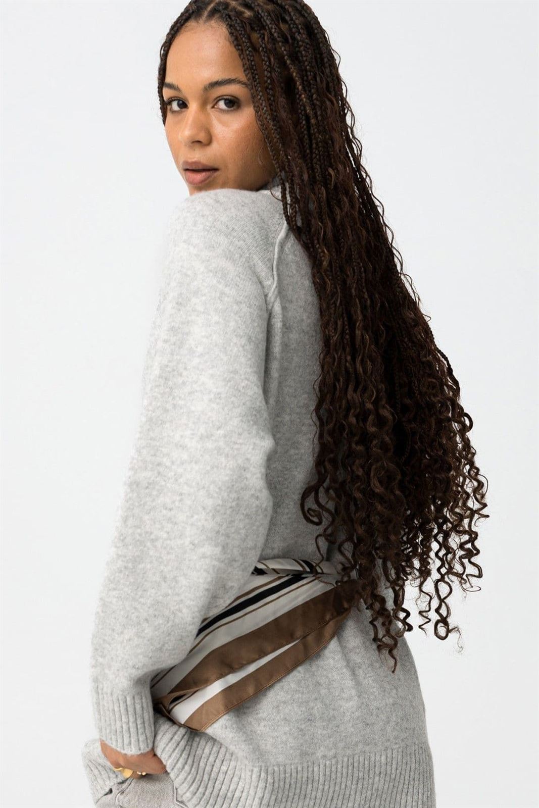 Jersey oversize tricot gris, Prophecy - Imagen 6