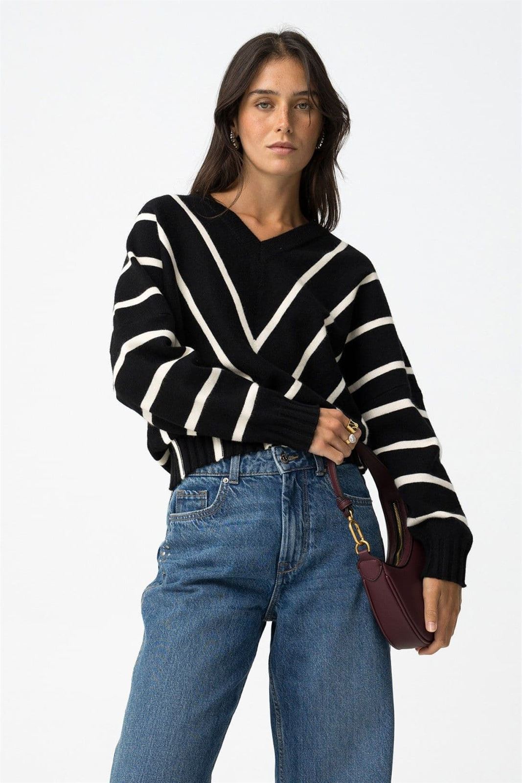 Jersey Oversized con Escote en V, Espeio - Imagen 4