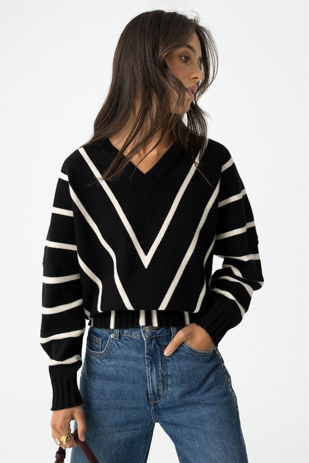 Jersey Oversized con Escote en V, Espeio - Imagen 6