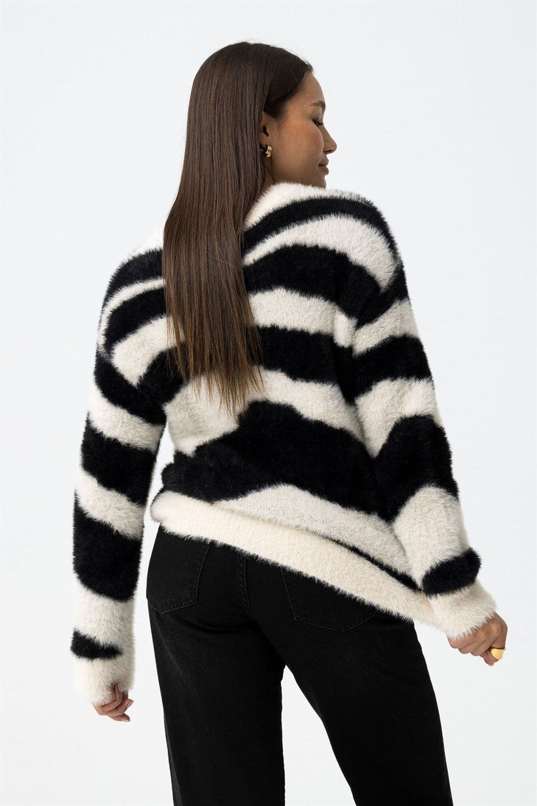 Jersey pelo estampado cebra, Zebra - Imagen 3