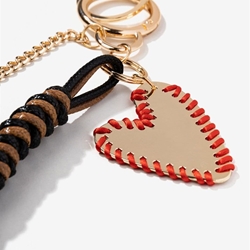 Llavero espejo y corazón rojo - Imagen 2