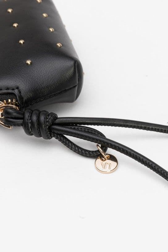 Monedero negro tachas doradas - Imagen 3