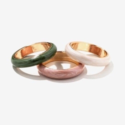 Pack de tres anillos metálicos - Imagen 1