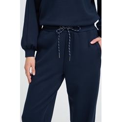 Pantalón ancho cintura alta, By Pusti, B.Young - azul marino - Imagen 2