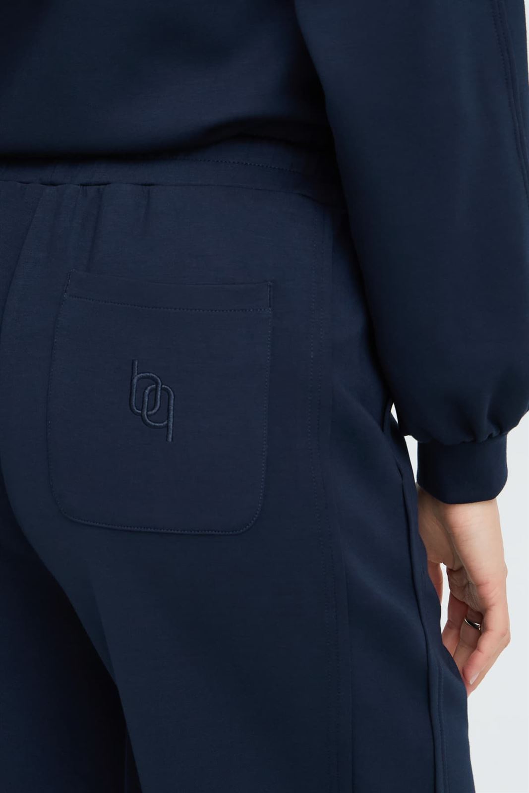 Pantalón ancho cintura alta, By Pusti, B.Young - azul marino - Imagen 3