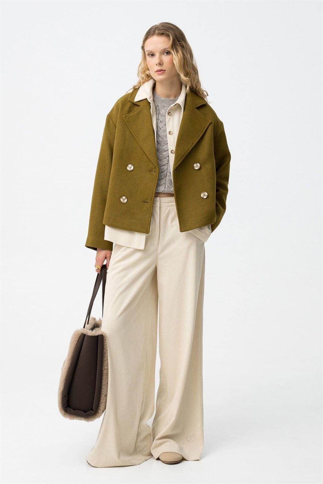 Pantalón ancho claro, Cardado - Imagen 7