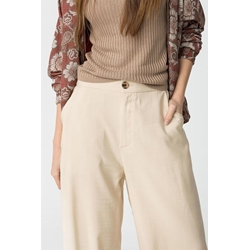 Pantalón beige palazzo, Camelia - Imagen 2