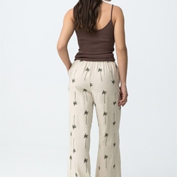 Pantalón bordado palmeras, Palmeira - Imagen 2