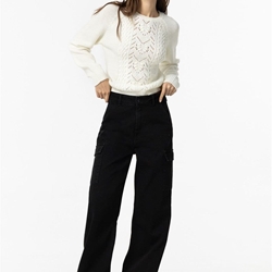 Pantalón cargo negro, Elin - Imagen 1