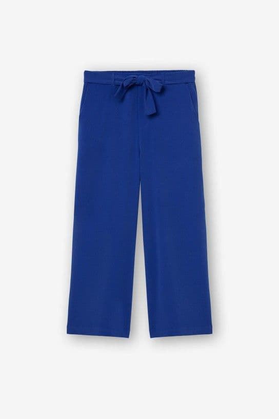 Pantalón Culotte azul eléctrico con Lazo, Gaspar - Imagen 6
