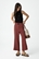 Pantalón culotte granate, Francesca - Imagen 1