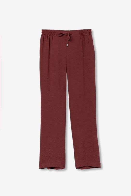 Pantalón culotte granate, Francesca - Imagen 6