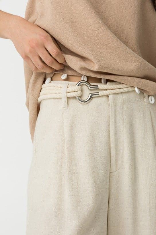 Pantalón culotte lino, Joana - Imagen 2