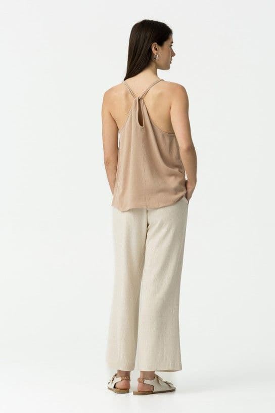 Pantalón culotte lino, Joana - Imagen 3