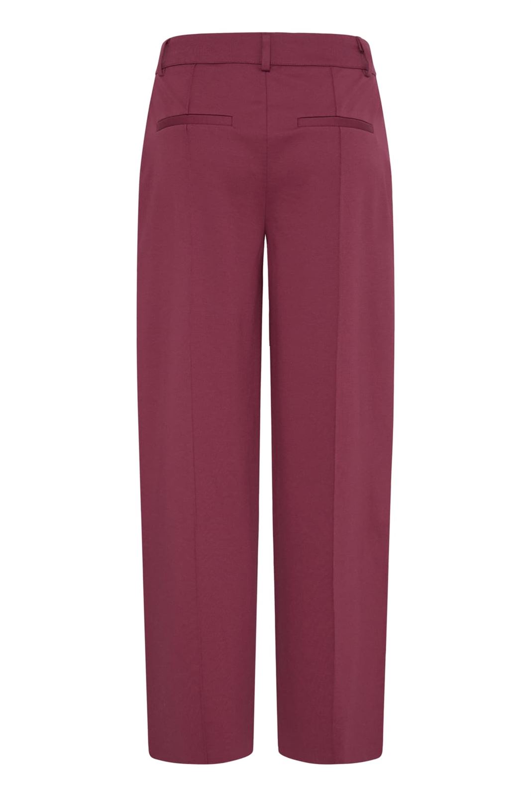 Pantalón de vestir ancho Ichi, Kate office- burdeos - Imagen 7