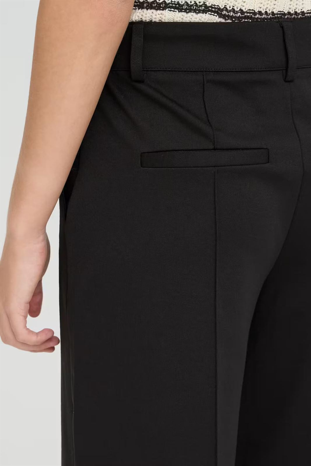 Pantalón de vestir ancho Ichi, Kate office- negro - Imagen 6