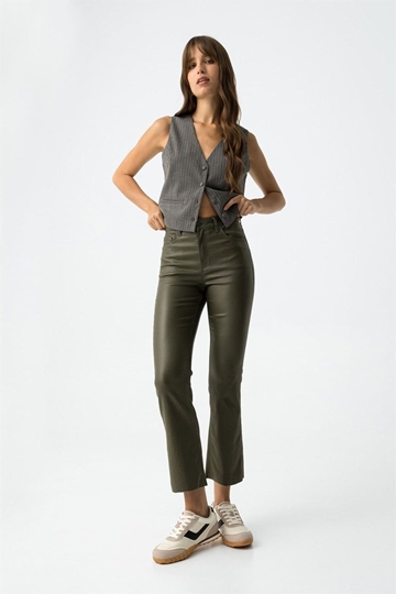 Pantalón encerado verde, Megan 111 - Imagen 1