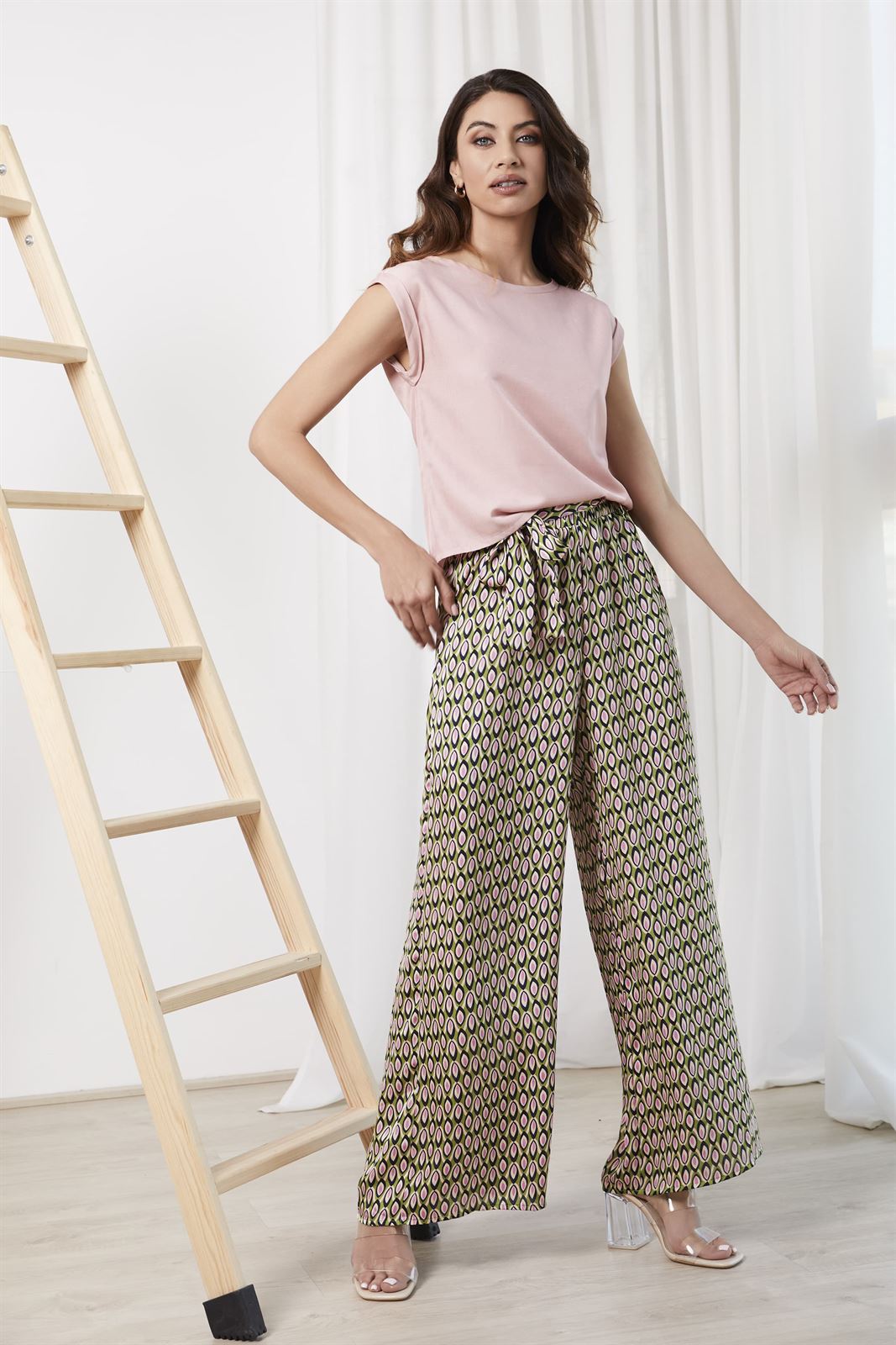 Pantalón fluido estampado, Flow - Imagen 1