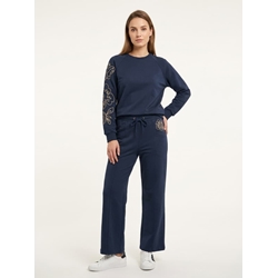 Pantalón jogger Vitoria bordado Lylu - azul marino - Imagen 1