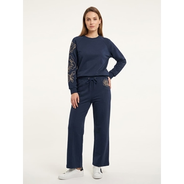 Pantalón jogger Vitoria bordado Lylu - azul marino - Imagen 1