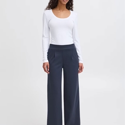 Pantalón Kate long wide azul marino - Imagen 1