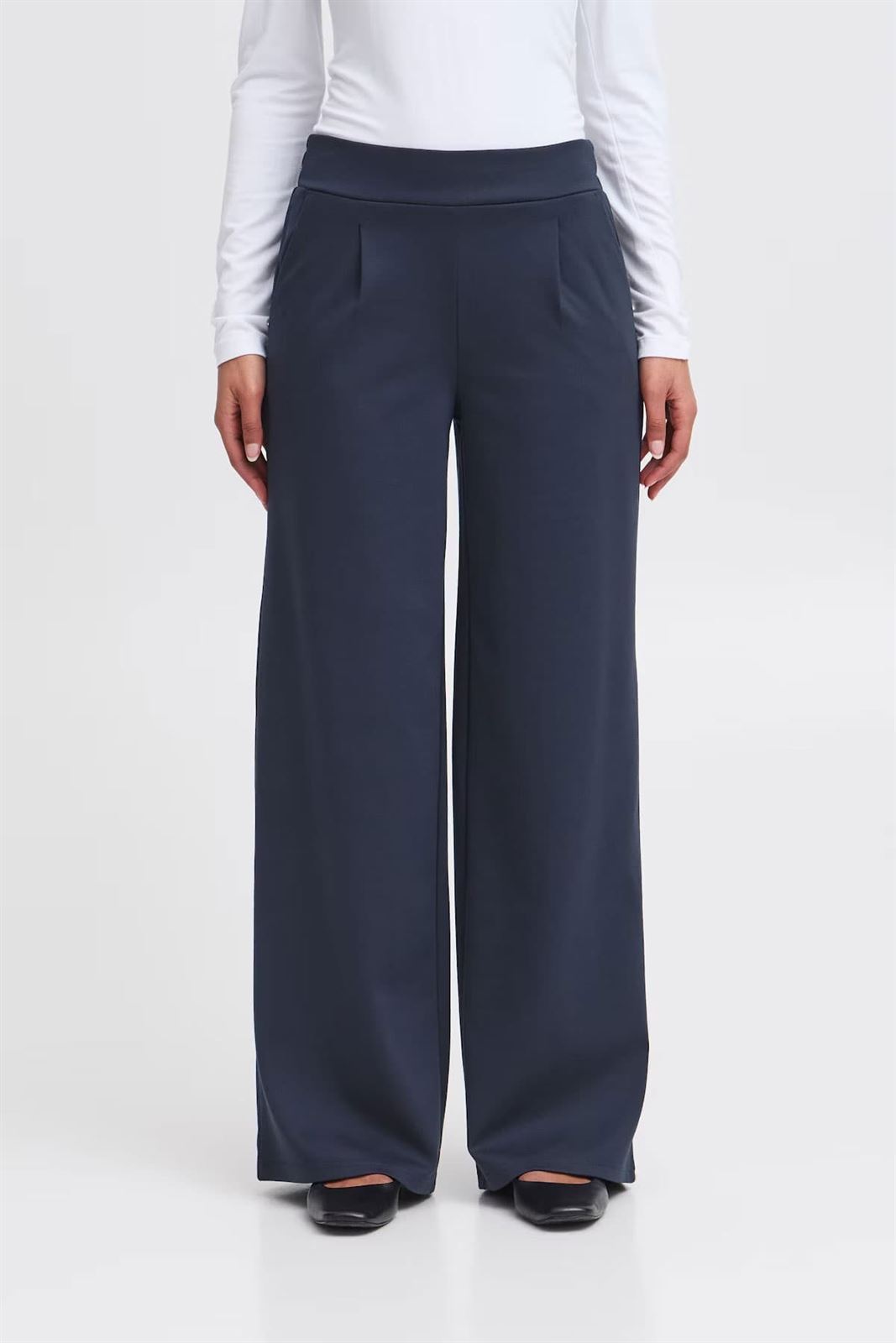 Pantalón Kate long wide azul marino - Imagen 2