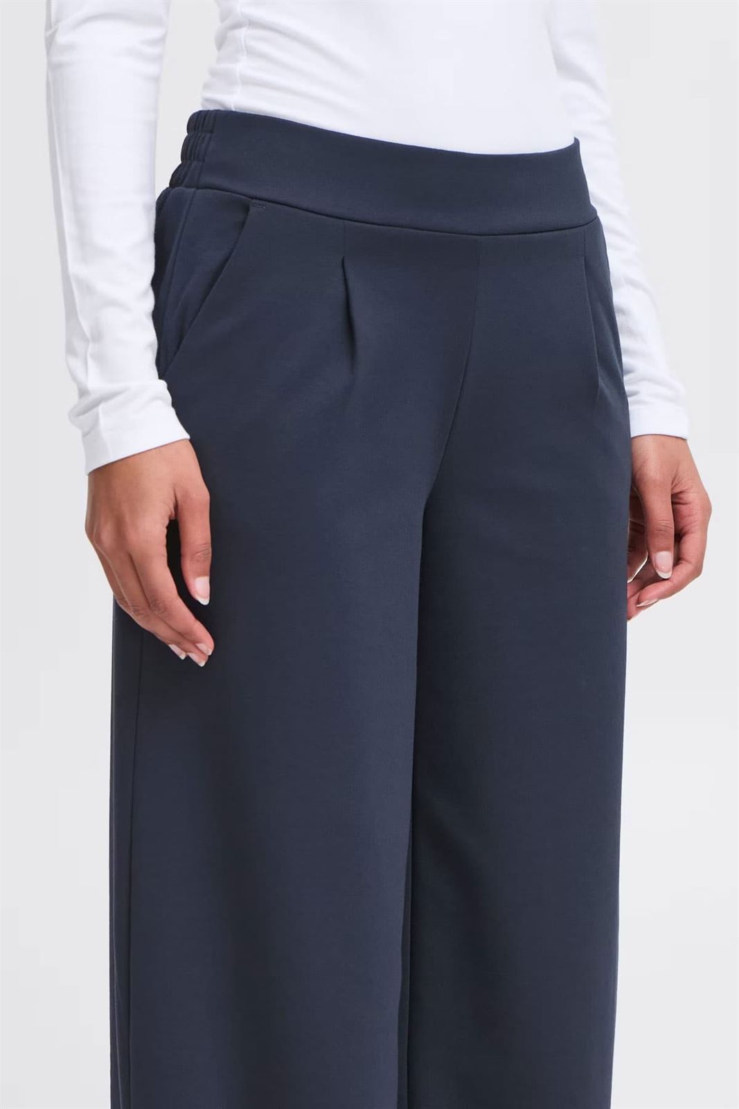 Pantalón Kate long wide azul marino - Imagen 9