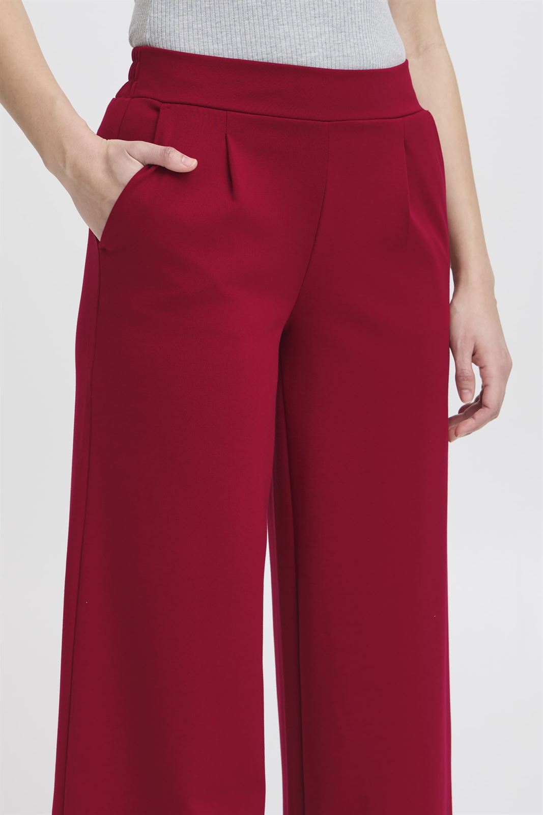 Pantalón Kate long wide granate - Imagen 2