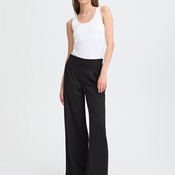 Pantalón Kate long wide negro - Imagen 1